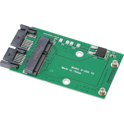 Carte adaptateur Mini MSATA vers interface Micro SATA 1,8 pouce (disque convertisseur) (1/5)