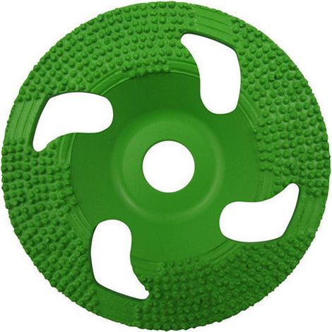 Plateau à poncer vacuum brazed BIG GREEN GRINDER D.180 x Al. 22,23 mm - Colle, vernis, epoxy - Diamwood (1/2)
