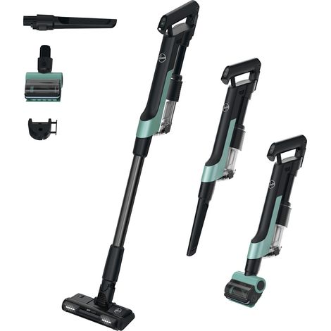 Aspirateur Balai sans Fil, Turbobrosse Spécial Animaux, Technologie Ultra Compact x3, 1L, Puissant 50AW, 40 Min, Brosse Sols durs Anti-Twist, Eclairage LED, Noir (1/5)