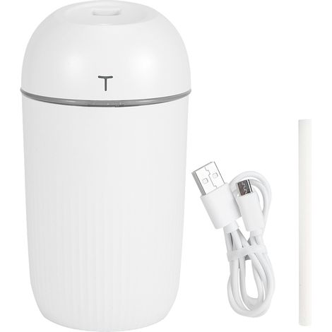Atomiseur d'air portable USB 420ml, humidificateur domestique mini blanc, diffuseur de brume purificateur pour maison (1/5)