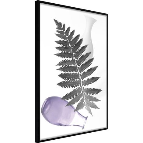 Affiche Murale Encadrée "Floral Alchemy II" 40 x 60 cm Noir