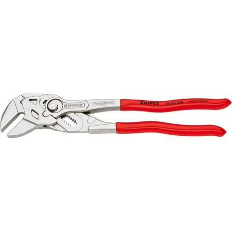 Knipex – Pince multiprise 300 mm – Ouverture max. 60 mm – Mâchoires lisses pour robinetteries chromées – Acier chrome-vanadium forgé