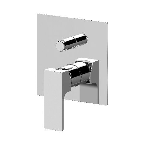 Rubinetto Miscelatore Monocomando Incasso con Deviatore Linea 272 F045 Cr (1/2)