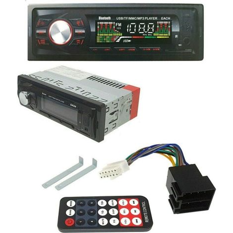 Vtizikl Stereo Auto Autoradio 4x60w Aux Mp3 Usb Sd Radio Fm Bluetooth Viva Voce Mod.5008 -