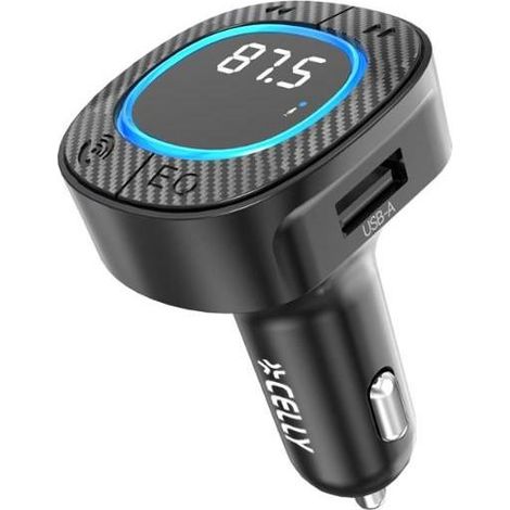 FM-Sender Celly CARTRASMITTERBK Bluetooth USB 50x80mm