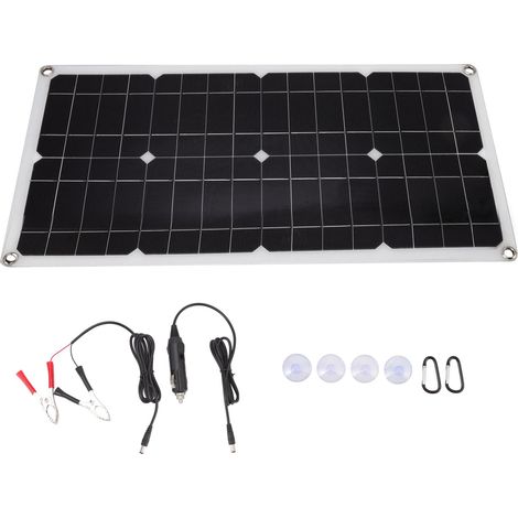 Chargeur solaire portable USB 35 W avec panneau solaire, design fin et léger pour véhicules et bateaux (1/5)