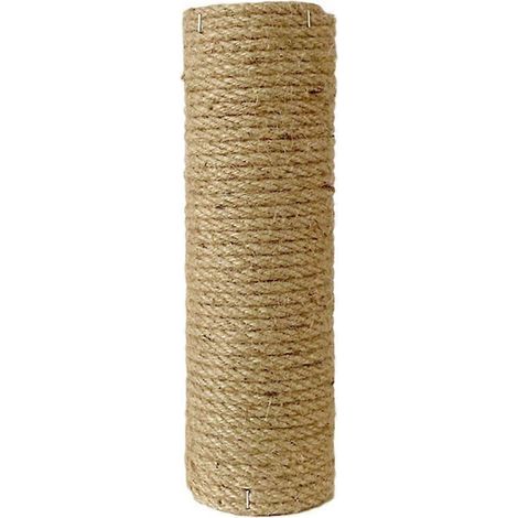Poteau à chat de rechange pour arbre à chat, poteau à griffer en bois et corde de chanvre (poteau droit uniquement)-35x7cm (1/3)