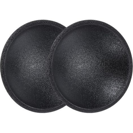 Set mit 2 Staubschutzkappen für Lautsprecher mit 45 mm/1,8 Zoll Außendurchmesser, aus geöltem Stoff, kuppelförmige Subwoofer-Spulenabdeckung, Lautsprecherzubehörabdeckungen (1/5)