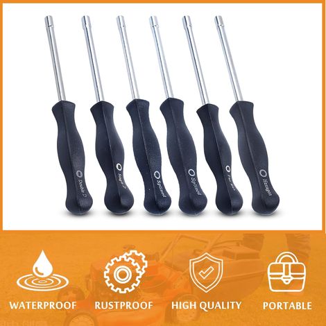 6 Pcs Carburateur Tournevis Ajuster Outil De Réglage Pour Husqvarna Stihl Ryobi Homelite Zama Walbro Poulan Tondeuse À Chains (1/5)