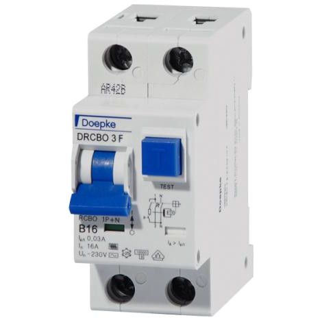 Interruptor Doepke drcbo 3 b16 0.03A protección diferencial
