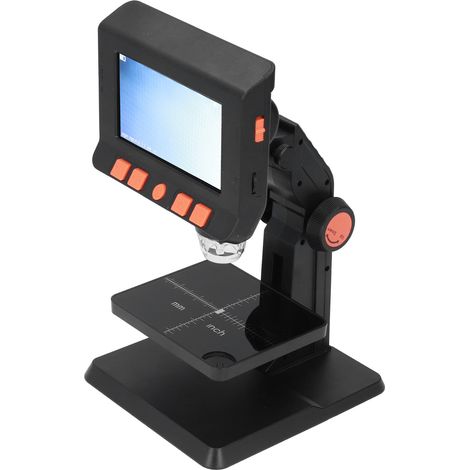 Microscope numérique haute définition avec écran de 4,3 pouces, caméra électronique à grossissement LED réglable de 50x à 1000x. (1/5)