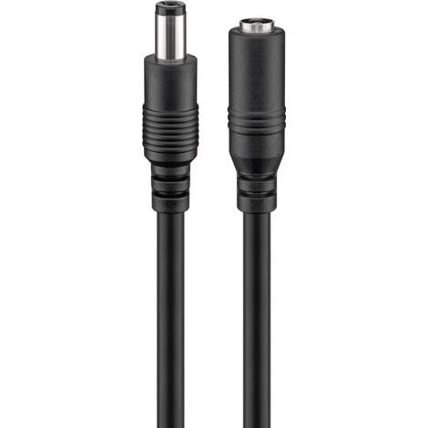 Câble d'extension CC, 3 m, noir (1/3)