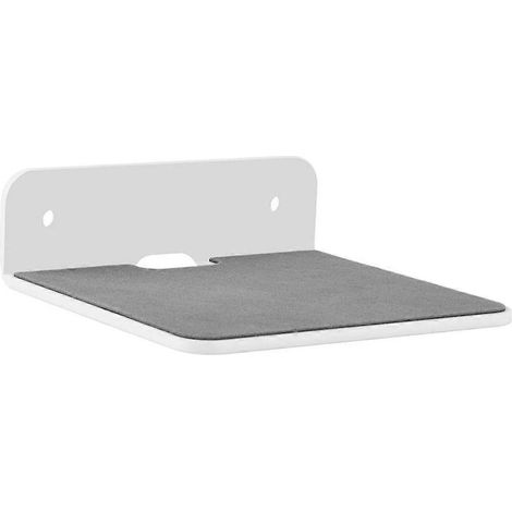 Support mural multifonctionnel pour enceinte portable, étagère murale pour webcam, téléphones portables, routeur, haut-parleur blanc (1/4)