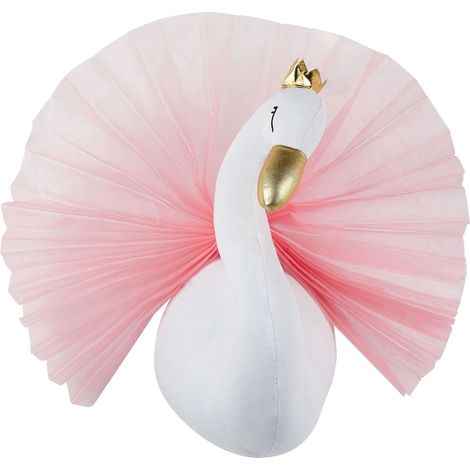 Decorazione da parete bianco sporco rosa e oro 22 x 32 cm Odetta