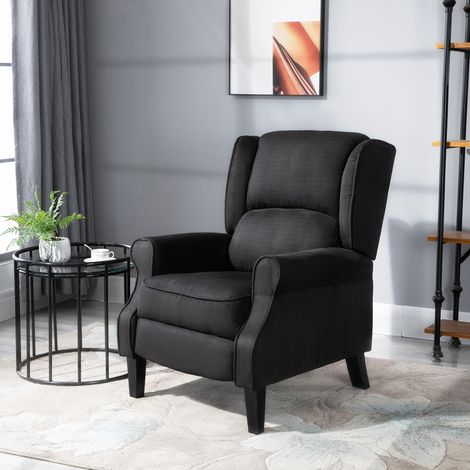Fauteuil Relax Massant Reclinable avec Télécommande, 78x83x101 cm, Noir (1/5)