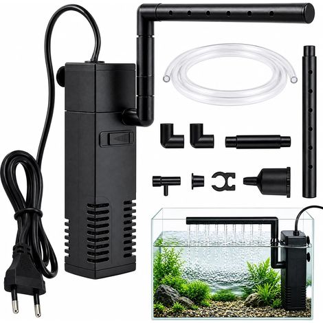 Internal Aquarium Filter 40L, Pump 3W 200L/h, Rain Ramp Kit (1/5)