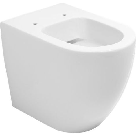 WC Savona Filomuro Senza Brida 53x35 Bianco Lucido (1/4)