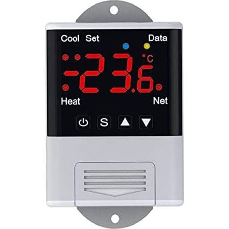 ContrôLeur de TempéRature Wifi Sans Thermostat Capteur NTC Affichage NuméRique APP Contrôle pour Maison Intelligente