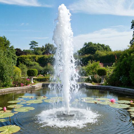 SunSun CMP-28000 Pompe bassin haute performance - 140 x 320 x 190 mm - 28 000 l/h / 580 W / refoulement max. 7,5 m - pour filtre piscine fontaine jardin
