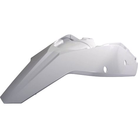 Parafango posteriore Polisport per KTM SX SXF 125 250 EXC 200 300 07 10 08 11 Bianco