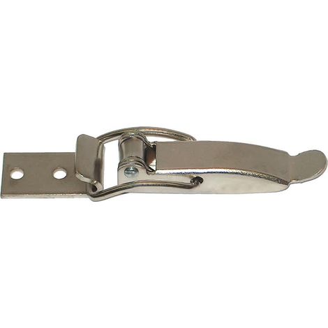 CHIUSURA A LEVA FERRO NICKELATO 80MM PZ.1
