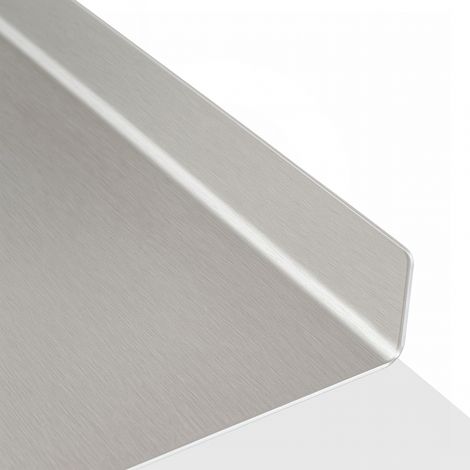 ZOIMANIA - Spianatoia con Tarocco e Mattarello - Inox - Cucina - Profondità 40 - Dimensione Spianatoia: L 120 x P 40 x 7cm x 3cm