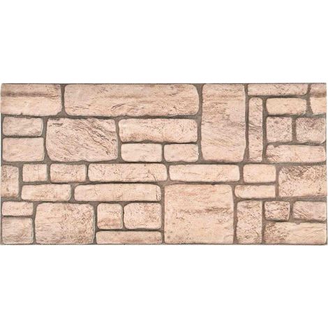 Wall Panels 10 pcs Beige 100 x 50 cm EPS Foam vidaXL