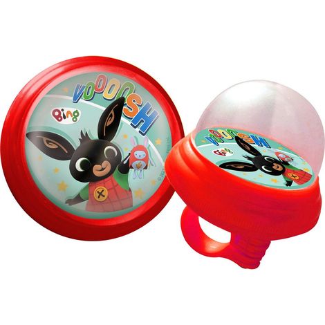 TATAWAY Campanello bici modello squeezy bambino coniglietto Bing rosso 6x8x6 cm (1/5)