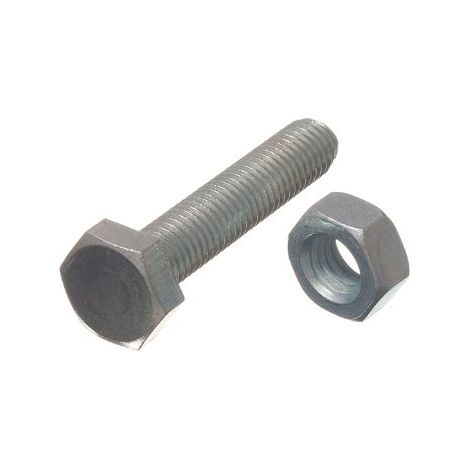 Lot de 50 boulons hexagonaux M50 mm – Grade 4,8 – Plaqué zinc BZP (1/2)