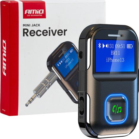 Ricevitore Bluetooth per mini jack LCD amio-04659 (1/5)
