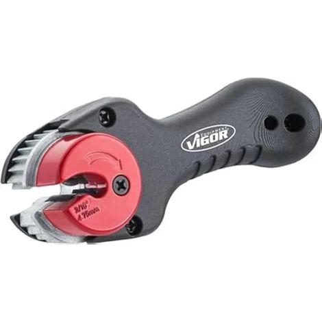 Vigor Cortatubos de trinquete compacto negro 4,75 mm