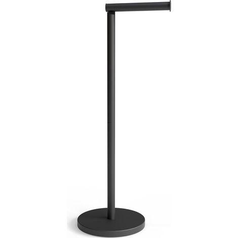 Support Rouleau WC avec Réserve - Dérouleur Papier Toilette sur Pied - Accessoire WC (1/5)