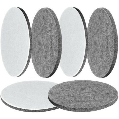 6 Polishing felt 150 mm polishing disc for eccentric sander polishing pad felt glass car polishing pads 150 mm Velcro felt pad (1/5)