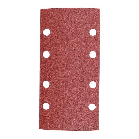 TIMCO 1/3 Sanding Sheets Mixed Red Punched - 93 x 185mm (80/120/180)