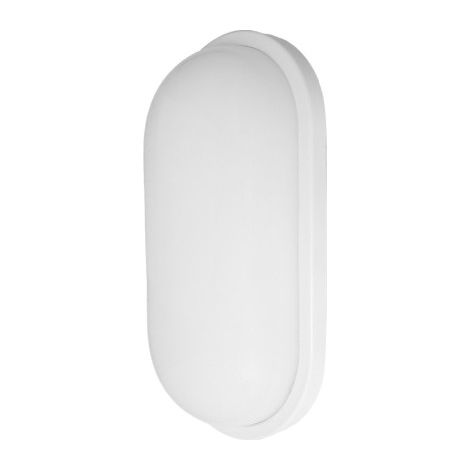 Aplique Pirineo oval 12 W 6500 K blanco IP54 1176 lm 21x11x7 cm