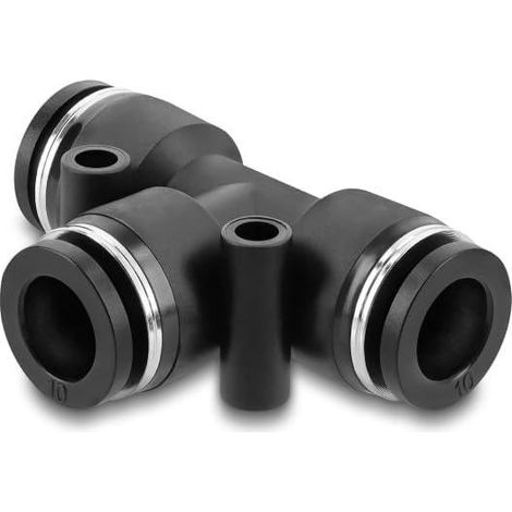 DELOCK RACCORD PNEUMATIQUE 10 MM AVEC DEUX TROUS DE FIXATION EN FORME DE T 60750