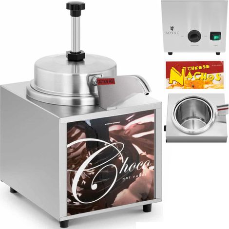 Scalda salsa al cioccolato elettrico con dosatore 4,5 l 500 W