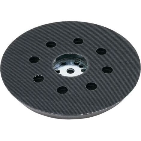 Accessories Plateau de Ponçage Mi-Dur (pour Peinture, Mastic, 8 Trous, Ø 125 mm, Accessoires Ponceuses Excentriques) 2608601062 Gris [Classe énergétique A+]
