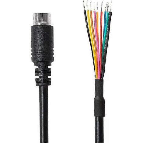 SCU-28 10-poliges Mini-DIN-Anschlusskabel für lineare Verstärker (offene Drähte) für Yaesu FTDX-10, FTDX-1200, FT-450 und FT-950 (1/4)