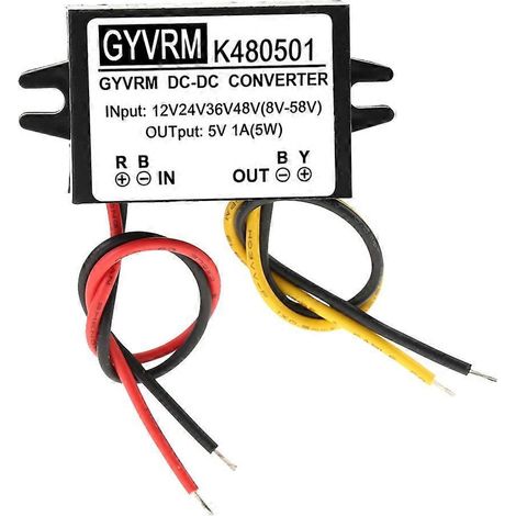 DC-DC 12V/24V/36V/48V auf 5V 1A Abwärtswandler-Netzteilmodul