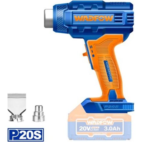 Pistolet thermique sans fil WADFOW 20 V - Sans batterie ni chargeur, WADFOW