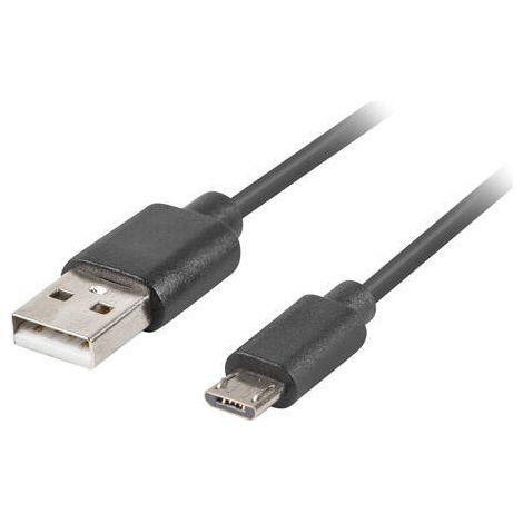 Cable Usb Lanberg 2.0 M/Micro Usb M Quick Charge 3.0 1M Negr (1/2)