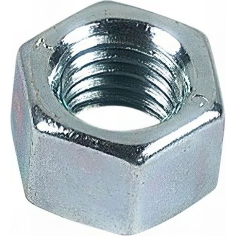 Ecrou hexagonal haut M16 mm Zingué - Boite de 50 pcs - 09081602B