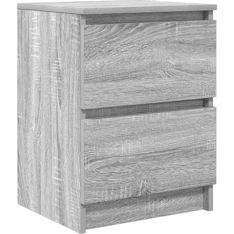 Mobile TV contemporaneo con 2 cassetti portaoggetti soggiorno 40 x 35 x 54 cm in legno ingegnerizzato grigio 020051722
