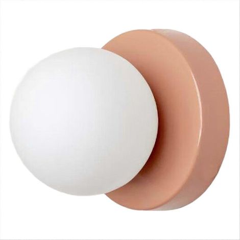 Applique murale LED de style nordique avec base en verre minimaliste pour chambre, bureau, couloir, cage d'escalier, entrée - JBMEDIA (1/4)