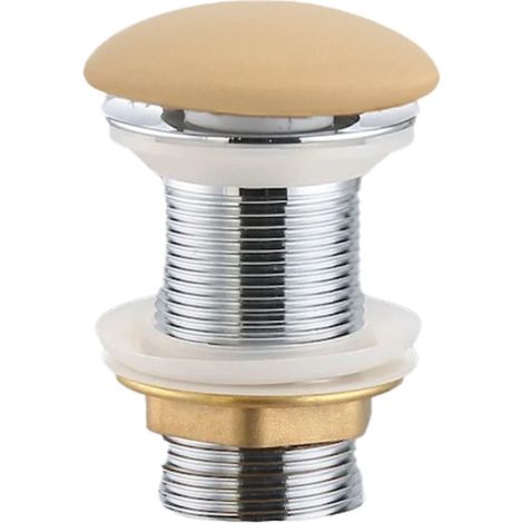 Ceramia PixL Piletta a flusso libero 5/4' senza troppopieno per lavabi e catini, moka opaco (CEPXPLUGMOM)
