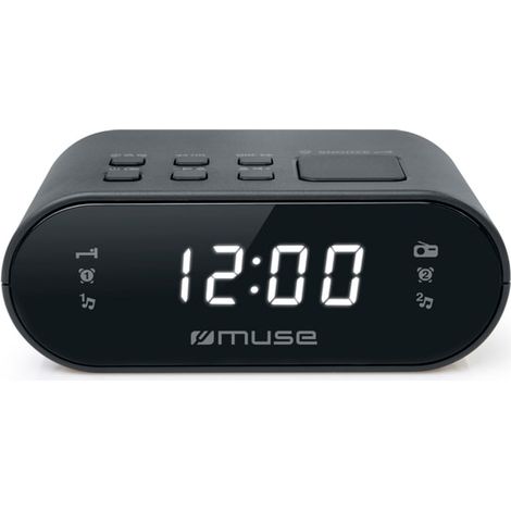 Radio réveil Muse M 10 CR Noir (1/2)