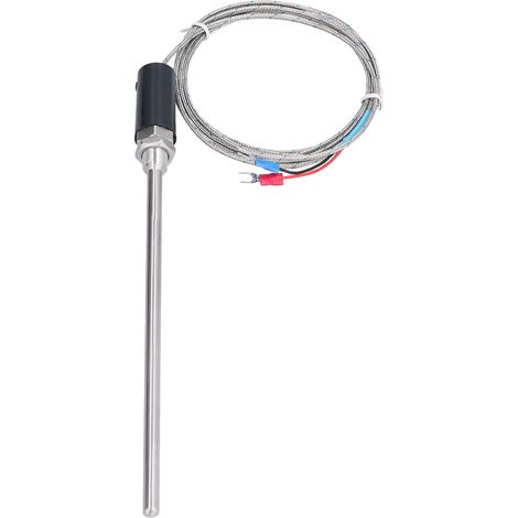 Capteur de température à thermocouple de type K, outils en acier inoxydable, accessoires industriels, 0‑600℃, WRNT‑012, mètres (1/5)
