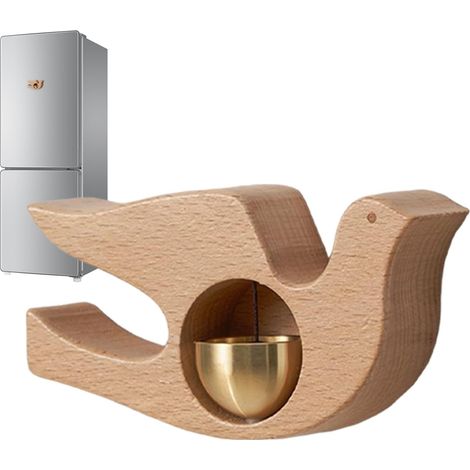 Tierförmige Holztürklingel handgefertigtes Naturdesign