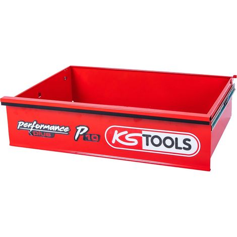 Schublade mit Logo und Kugelführung zu Werkstattwagen P10, 568x398x145 mm (1/2)